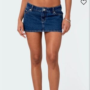 NWT edikted Spencer low rise mini skirt, xs